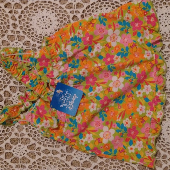 NEW- The Wonderful World of Disney Girls Dress With Winnie the Pooh, 18 months - Picture 2 of 7
